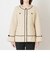 光電子キルティングノーカラー ショートコート