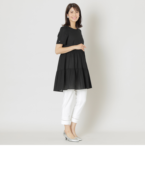 ウエーブローン チュニックブラウス｜トゥービーシックの通販｜&mall