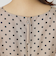 スパンドットプリント ブラウス