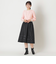 シフォンレイヤード プルオーバーニット