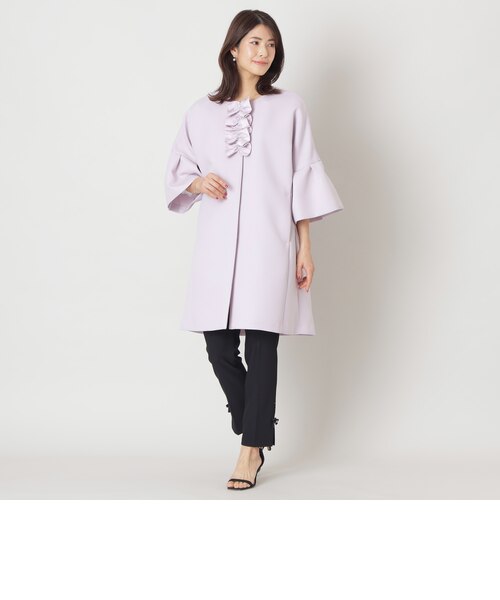 ベルスリーブフリルコート｜トゥービーシックの通販｜&mall（アンド