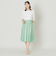 トランスパレントプリーツ スカート