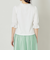 シフォンコンビギャザー カットソー