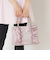 スパンコールコンビ サイドフリルバッグ