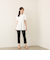 コマフリル カットソーコンビチュニック