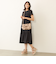 【WEB限定】ボイルワッシャーティアード ドレス