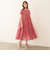 【WEB限定】ボイルワッシャーティアード ドレス