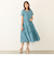【WEB限定】ボイルワッシャーティアード ドレス