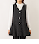 リボンニットファンシー ロングジレ