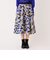 アブストラクトフローラル スカート