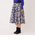 アブストラクトフローラル スカート