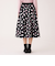 ランダムドット グログランタックスカート