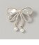ダブルリボン ブローチ