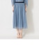 デニムプリント エアリープリーツスカート