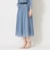 デニムプリント エアリープリーツスカート