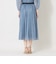 デニムプリント エアリープリーツスカート