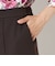 ウールライクストレッチ ワイドパンツ