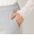 ウールライクストレッチ スリムパンツ