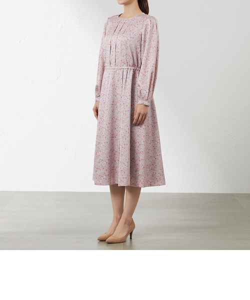 AMACA フラワープリント 半袖ワンピース AMACA｜フラワープリントワンピース | Rakuten Fashion(楽天
