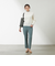 【WEB限定色】バイカラーミドルウールニット