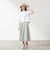 レース切り替え半袖Tシャツ