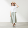 レース切り替え半袖Tシャツ