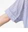 ストライプスタンドカラーブラウス
