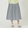 【ウォッシャブル】【リバーシブル】コットンナイロンシャーリングスカート