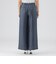 【接触冷感】【ウォッシャブル】ライトシャンブレーデニムライクワイドストレートパンツ