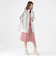 【吸湿発熱】【消臭】キルティングタフタスタンドカラーコート