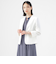 【美シリーズ】【UV対策】【着用しわ軽減】【ウォッシャブル】エアリーコードレーンノーカラージャケット