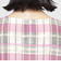 【ウォッシャブル】シャドーチェックチュニックブラウス