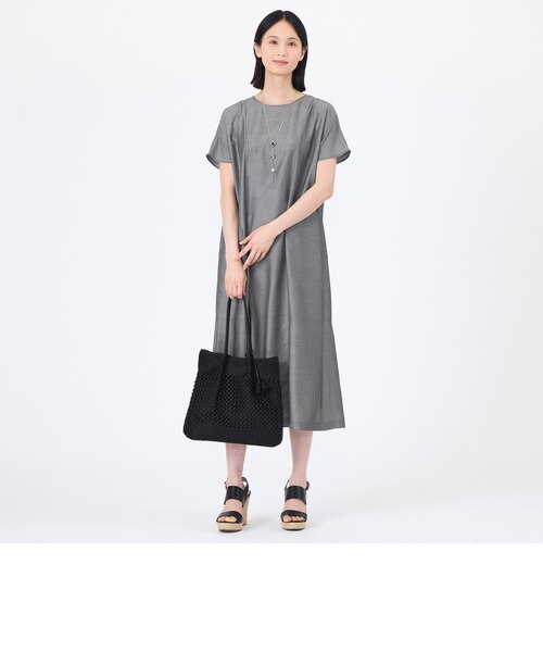 ウォッシャブル】シャルマンダンガリーワンピース｜トランスワークの