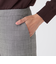 【ウォッシャブル】グレンチェックパンツ