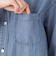 【ウォッシャブル】スーパーライトオンスデニムシャツ