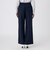 【ウォッシャブル】【裏起毛】ブラッシュドツイルストレートパンツ
