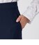 【ウォッシャブル】【裏起毛】ブラッシュドツイルストレートパンツ