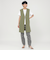 【ウォッシャブル】ゼブラジャカードストレッチデニムパンツ