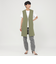 【ウォッシャブル】ゼブラジャカードストレッチデニムパンツ