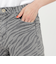 【ウォッシャブル】ゼブラジャカードストレッチデニムパンツ