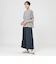 【夏にぴったり】【接触冷感】【ウォッシャブル】クレープサテンラップパンツ