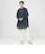 【接触冷感】【UV対策】【ウォッシャブル】シアーブレンドロングシャツ