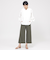 【接触冷感】【UVカット】【ウォッシャブル】メリルハイテンションワイドパンツ