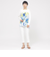 【接触冷感】【UVカット】【ウォッシャブル】メリルハイテンションクロップドパンツ