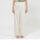 【カタログ掲載品】【ウォッシャブル】コットン麻ブレンドストレッチワイドストレートパンツ