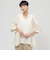 【1枚で決まる】【ウォッシャブル】ヘアリ－ジャカードブラウス