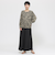 【ウォッシャブル】デシンプリーツワイドパンツ