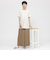 【ウォッシャブル】デシンプリーツワイドパンツ