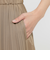 【ウォッシャブル】デシンプリーツワイドパンツ