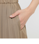 【ウォッシャブル】デシンプリーツワイドパンツ